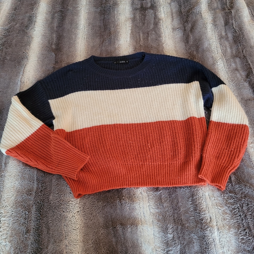 Colorblock sweater